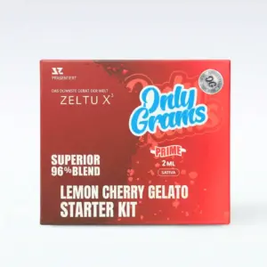 H2 Zeltu Onlygrams Kit 96% | Lemon Cherry Gelato 2ml - Imagen 1